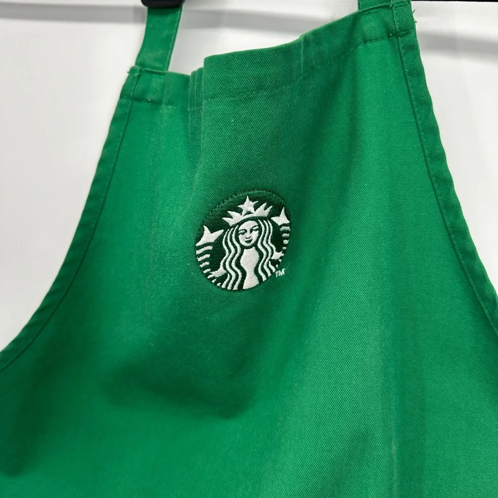 Starbucks Barista Apron Green Official Employee Uniform Siren Logo One Size OS